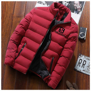 2019 New Winter Jackets Parka Men Autumn Winter Warm Outwear Brand Slim Mens Coats Casual Printed Jackets