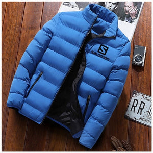 2019 New Winter Jackets Parka Men Autumn Winter Warm Outwear Brand Slim Mens Coats Casual Printed Jackets