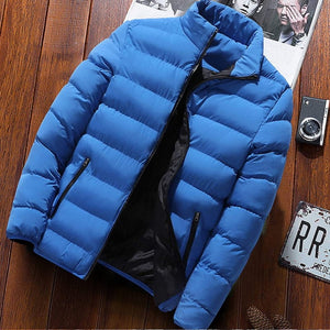 2019 New Winter Jackets Parka Men Autumn Winter Warm Outwear Brand Slim Mens Coats Casual Printed Jackets